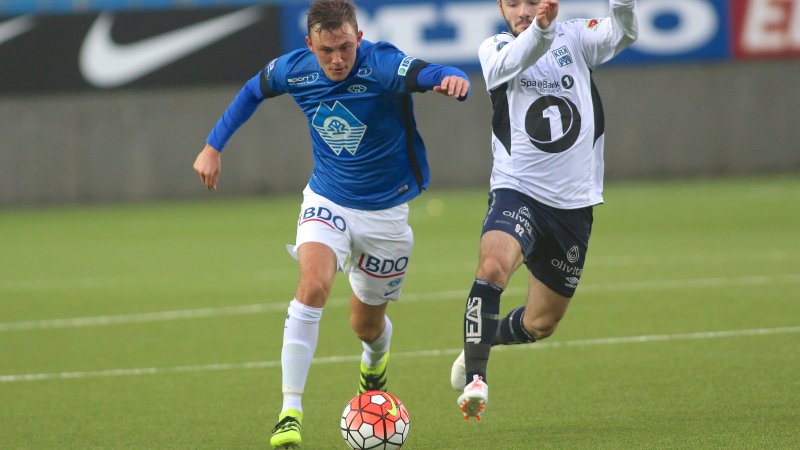 Aursnes i treningskamp mot KBK. Foto: PT.NIlsen