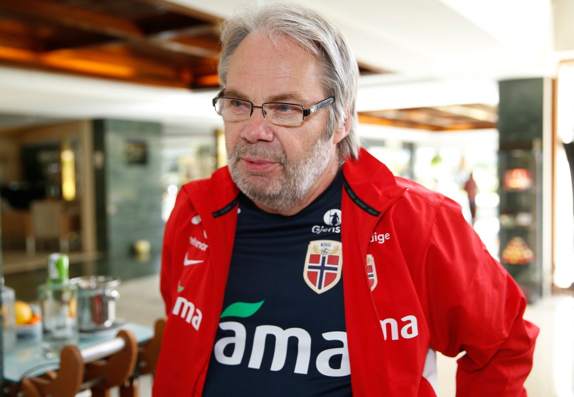 Marbella, Spain 20150325.Det norske landslaget i fotball lader opp til kampen mot Kroatia i Marbella. Pressetreff onsdag. Jarl Torske har fulgt mange tallenter oppigjennom.Foto: Terje Pedersen / NTB scanpix