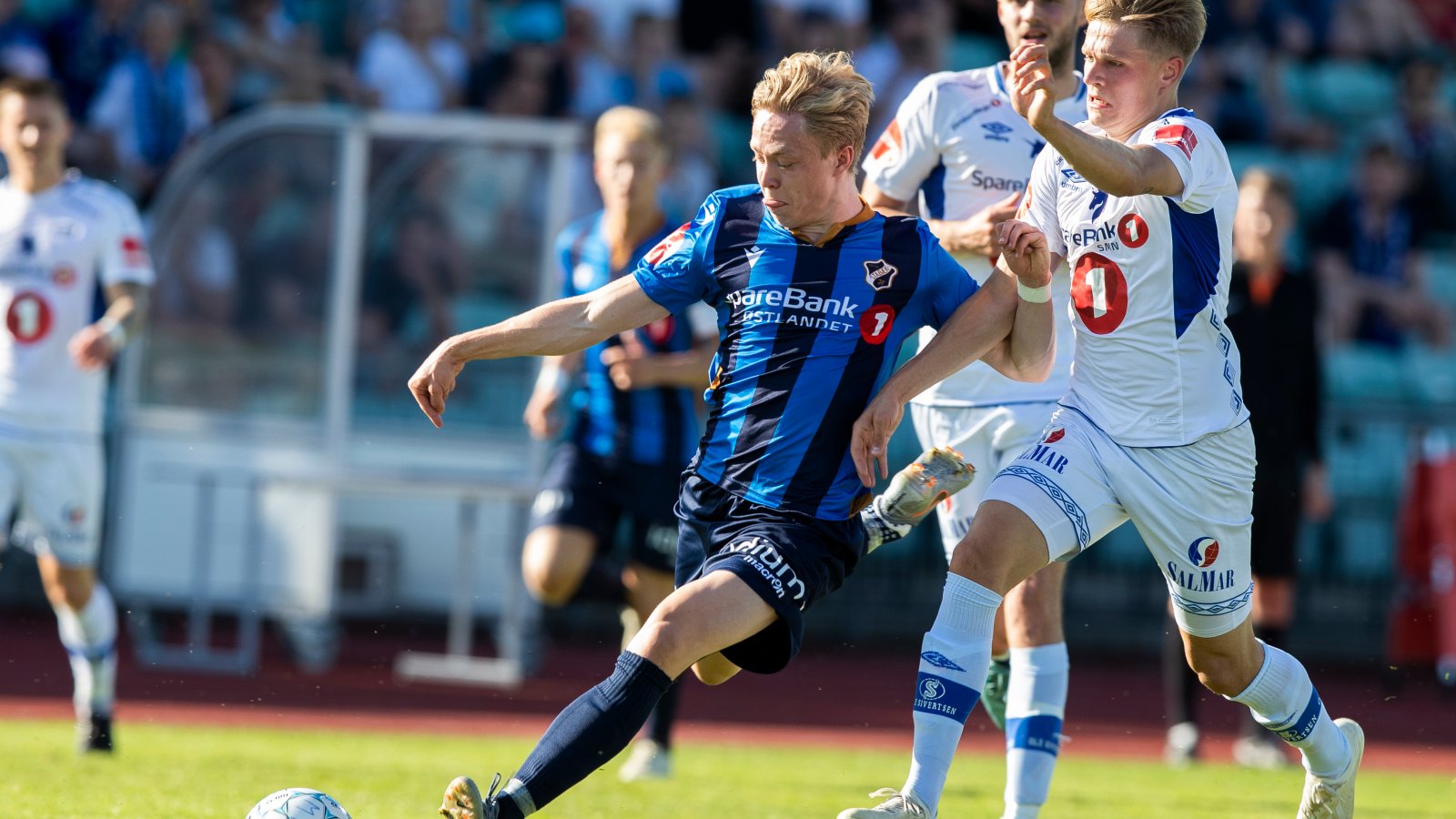 Eliteserien fotball 2019: Stabæk - Ranheim TF. Stabæks Ola Brynhildsen under  kampen mellom Stabæk og Ranheim TF på Nadderud Stadion.Foto: Berit Roald / NTB scanpix