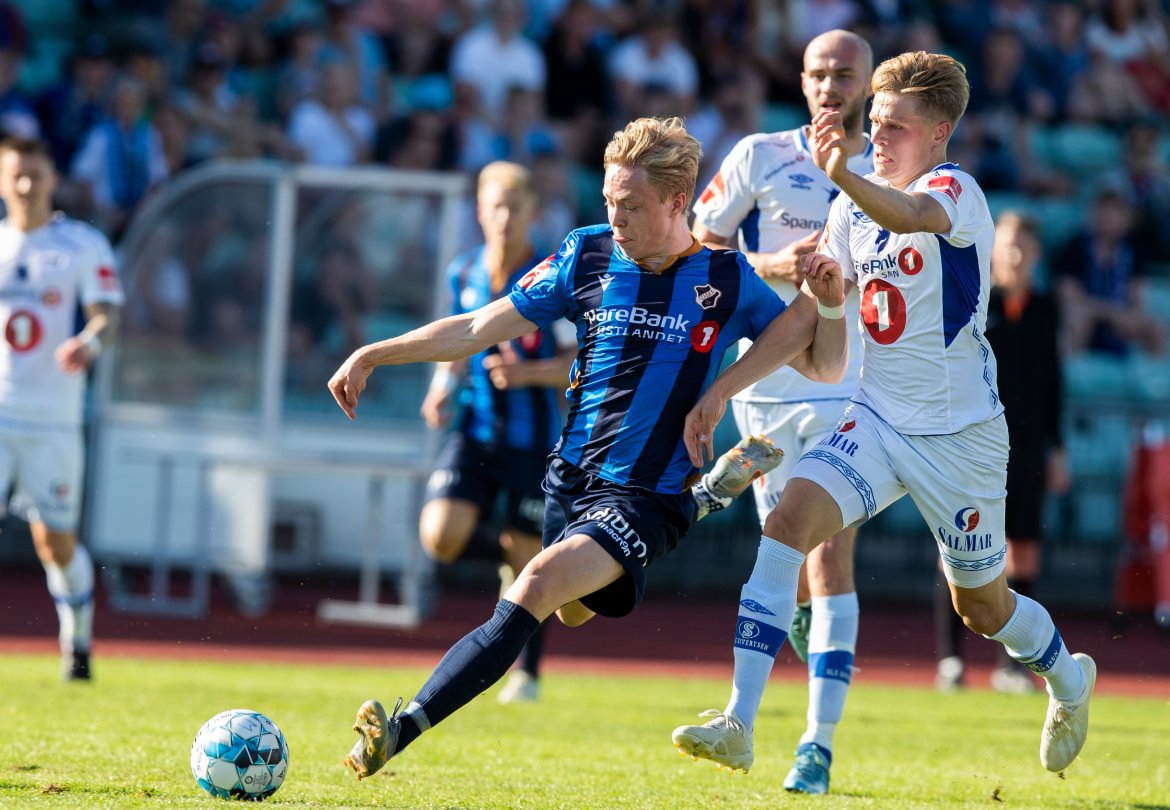 Eliteserien fotball 2019: Stabæk - Ranheim TF. Stabæks Ola Brynhildsen under kampen mellom Stabæk og Ranheim TF på Nadderud Stadion.Foto: Berit Roald / NTB scanpix