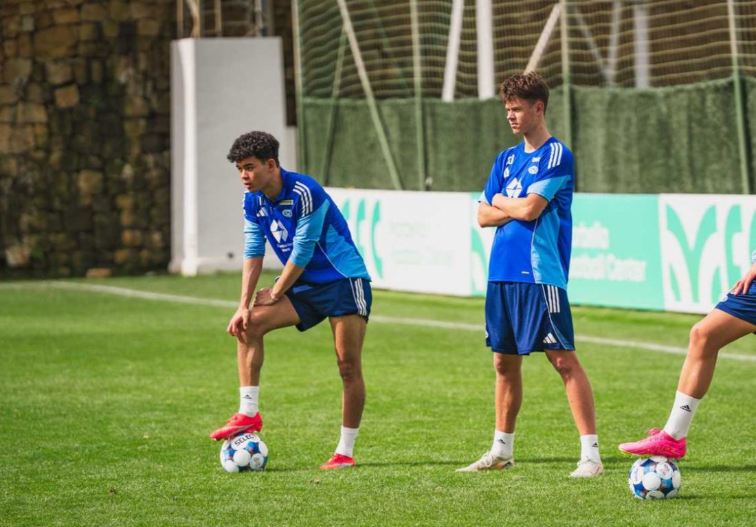 Daniel og Igor på vinterens treningsleir i Marbella.