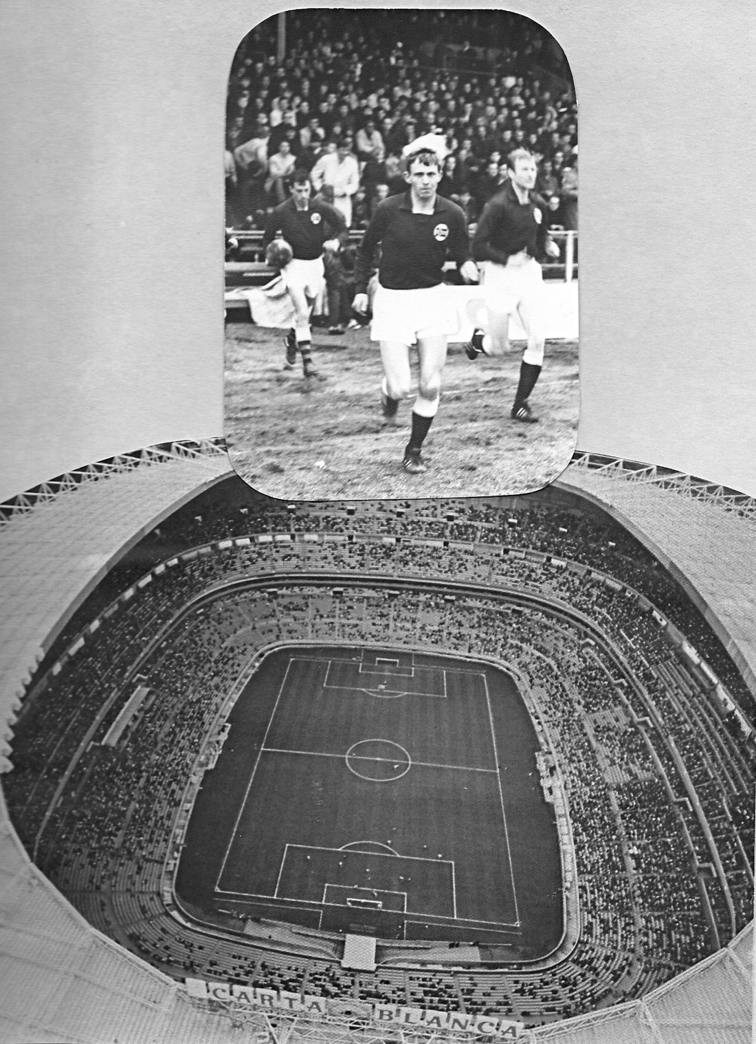 Harry Hestad på landslaget mot Mexico høsten 1969