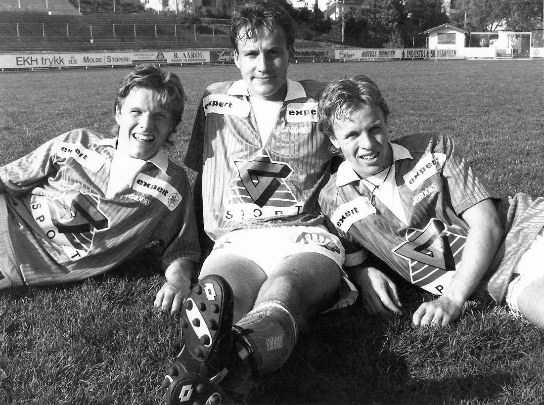 Gode juniorer. Daniel Berg Hestad, Robert Holmen og Tarje Nordstrand Jacobsen.