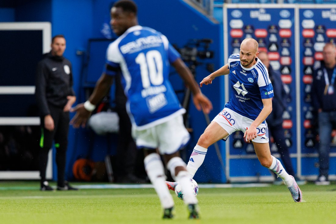 Eirik Hestad og Eric Kitolano spilte godt sammen mot Odd. Foto: Svein Ove Ekornesvåg / NTB
