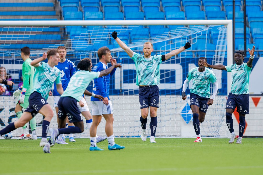 2-2 på overtid - nå så det mørkt ut! Foto: Svein Ove Ekornesvåg / NTB