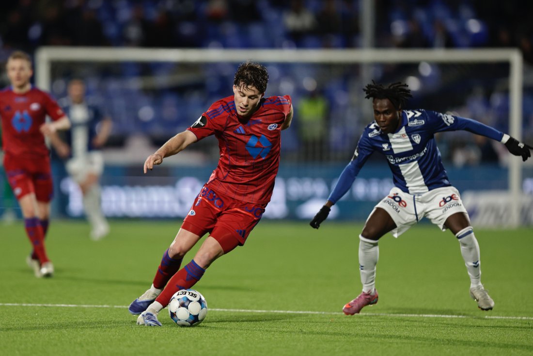 Emil Breivik lyktes ikke like godt som i de foregående kampene. Foto: Christoffer Andersen / NTB