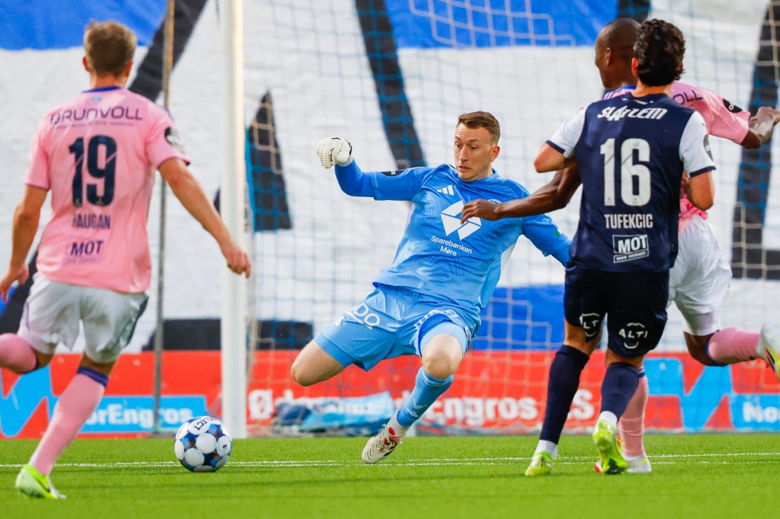 Sean McDermott spilte en god kamp når han fikk sjansen fra start mot gamle lagkamerater. Foto: Svein Ove Ekornesvåg / NTB