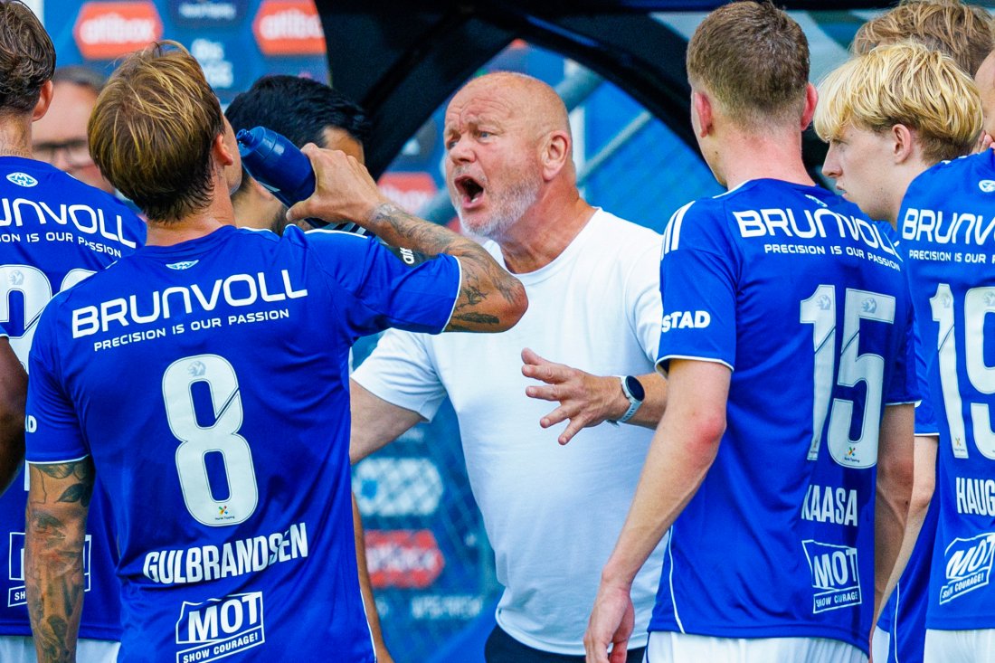 Per-Mathias Høgmo måtte tåle mye kritikk for en bedrøvelig sesong, men i jazzkampen mot Godset var alt bare velstand. Foto: Svein Ove Ekornesvåg / NTB