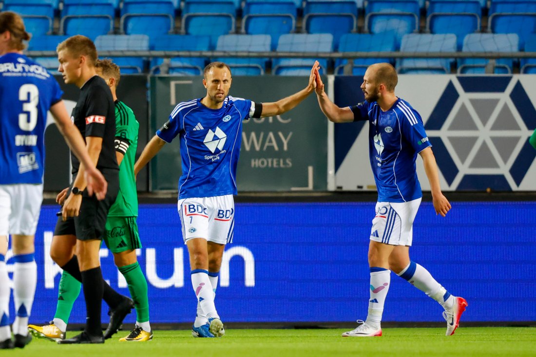 2-1 - null problem for Magnus Wolff Eikrem og Eirik Hestad. Foto: Svein Ove Ekornesvåg / NTB