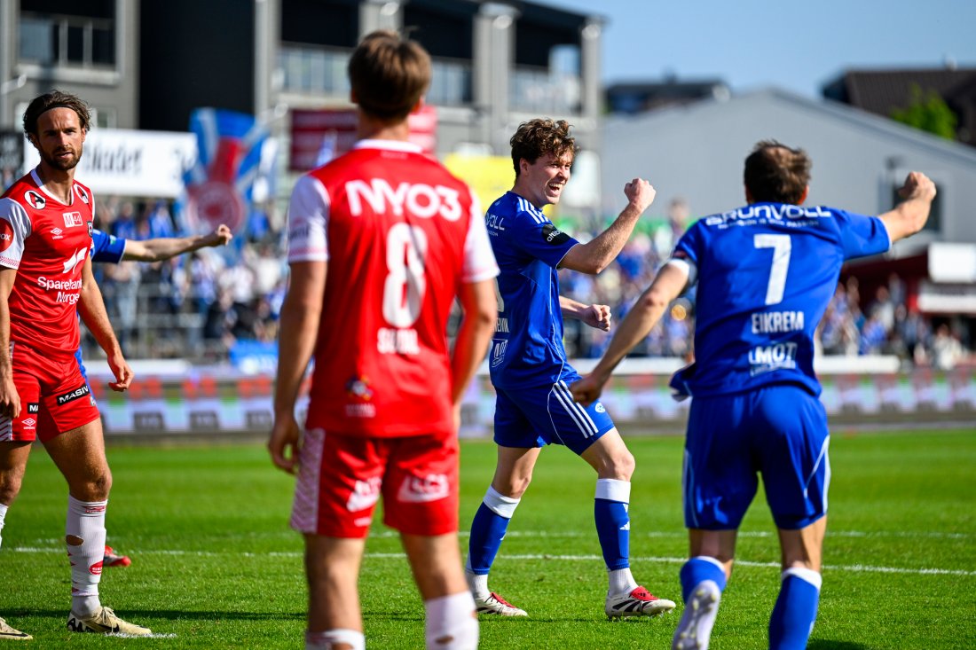 Emil Breivik og Magnus Wolff Eikrem scoret begge godt på RB-børsen etter kampen. Foto: Carina Johansen / NTB