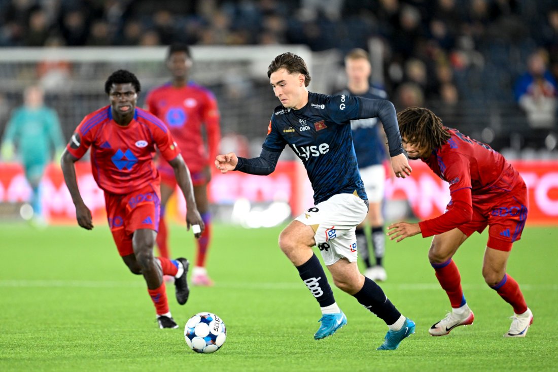 Daniel Daga og Alwande Roaldsøy på etterskudd i Stavanger. Foto: Carina Johansen / NTB