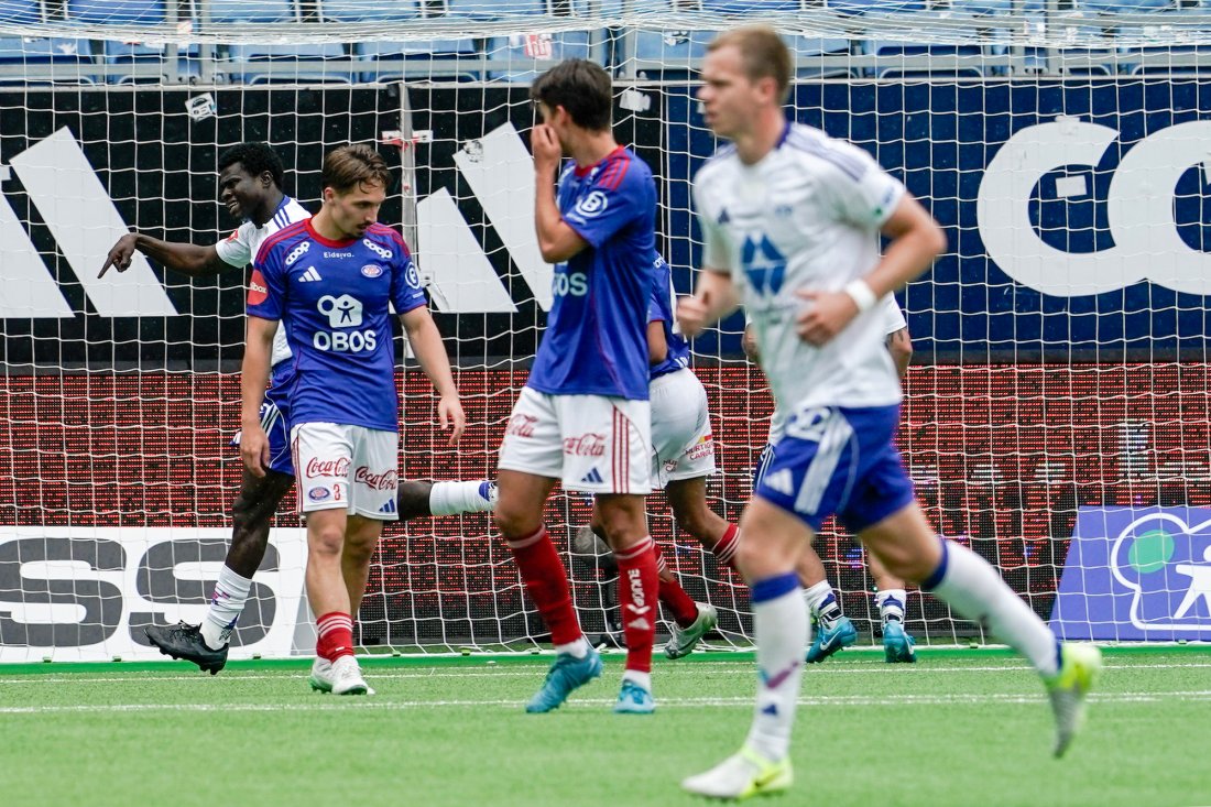 Daniel Daga (til venstre) avsluttet et vidunderlig moldeangrep da han dundret inn 2-2! Foto: Jonas Been Henriksen / NTB