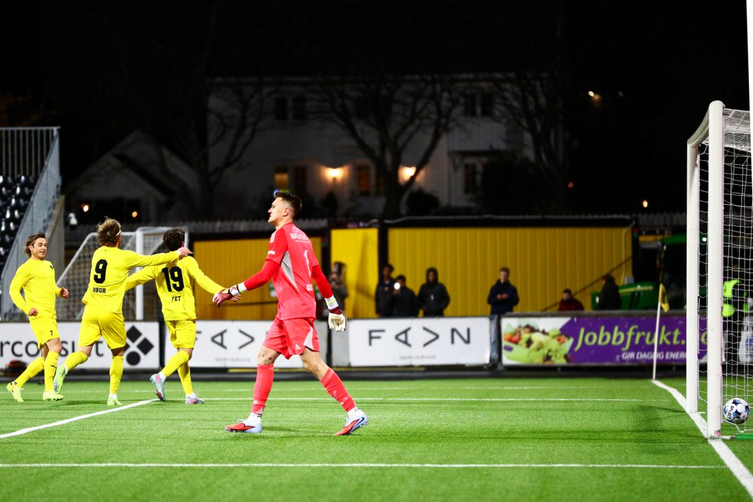 Keepertabbe og 3-1. Kampen var i praksis avgjort. Foto: Mats Torbergsen / NTB
