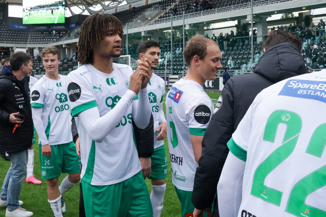 Alwande Roaldsøy var beste spiller i MFK-stallen denne dagen - men dessverre i HamKam-drakt. Foto: Jonas Been Henriksen / NTB