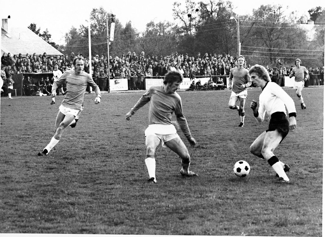 Ikke lett å komme seg forbi Torkild Brakstad i 1975!